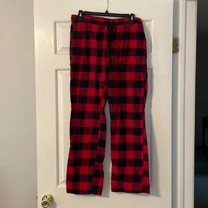Aeropostale black and red flannel pajama pants